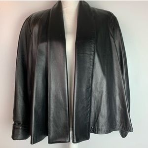 Georgetown Overwized Leather Jacket size XS